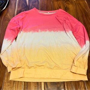Women’s ombre tie dye sweatshirt. Size medium
